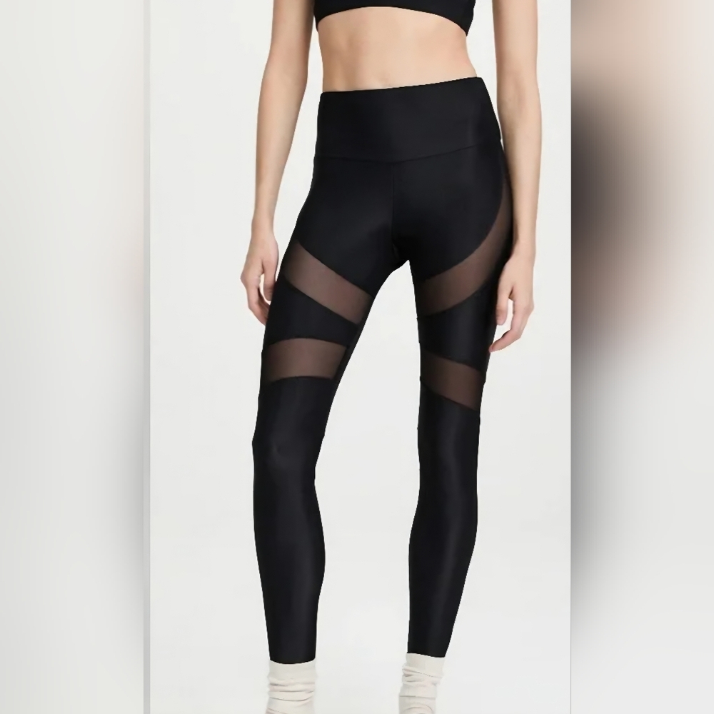 Onzie black and sheer leggings s/m